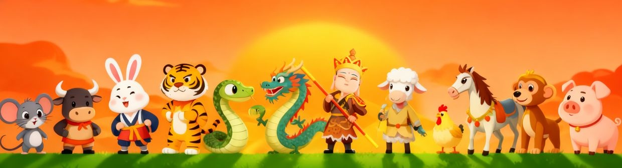 十二生肖时间轴