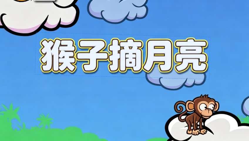 猴子摘月亮